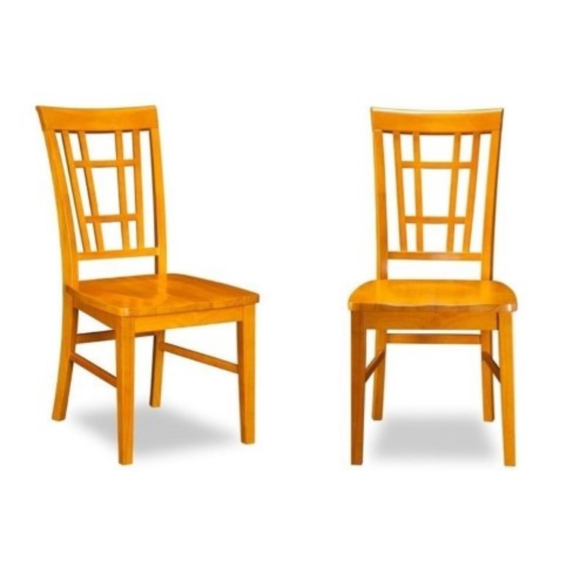 Montego Bay Dining Chairs Caramel Latte w/Wood Seat